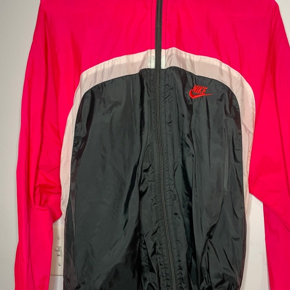 pink nike rain jacket